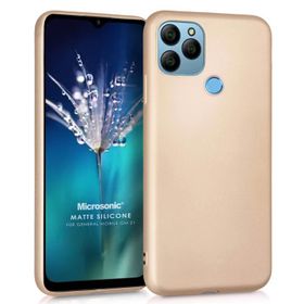 Microsonic Matte Silicone General Mobile GM 21 Gold Cep Telefonu Kılıfı