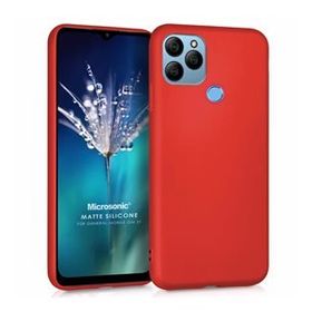 Microsonic Matte Silicone General Mobile GM 21 Kırmızı Cep Telefonu Kılıfı