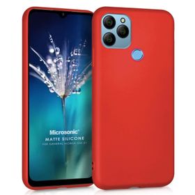 Microsonic Matte Silicone General Mobile GM 21 Kırmızı Cep Telefonu Kılıfı