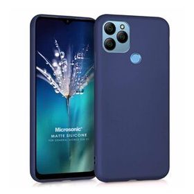 Microsonic Matte Silicone General Mobile GM 21 Lacivert Cep Telefonu Kılıfı