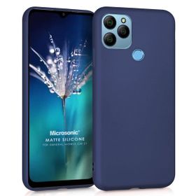 Microsonic Matte Silicone General Mobile GM 21 Lacivert Cep Telefonu Kılıfı