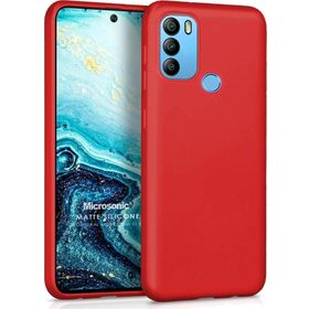 Microsonic Matte Silicone General Mobile Gm 21 Plus Kırmızı Cep Telefonu Kılıfı