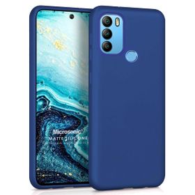 Microsonic Matte Silicone General Mobile GM 21 Plus Lacivert Cep Telefonu Kılıfı