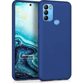 Microsonic Matte Silicone General Mobile GM 21 Plus Lacivert Cep Telefonu Kılıfı