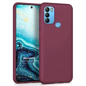 Microsonic Matte Silicone General Mobile GM 21 Plus Mor Cep Telefonu Kılıfı