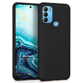 Microsonic Matte Silicone General Mobile GM 21 Plus Siyah Cep Telefonu Kılıfı
