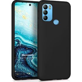Microsonic Matte Silicone General Mobile GM 21 Plus Siyah Cep Telefonu Kılıfı