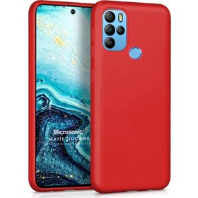 Microsonic Matte Silicone General Mobile GM 21 Pro Kırmızı Cep Telefonu Kılıfı