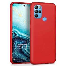 Microsonic Matte Silicone General Mobile GM 21 Pro Kırmızı Cep Telefonu Kılıfı