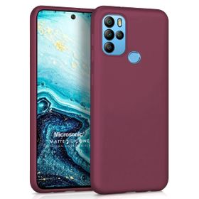 Microsonic Matte Silicone General Mobile GM 21 Pro Mor Cep Telefonu Kılıfı
