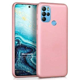Microsonic Matte Silicone General Mobile GM 21 Pro Rose Gold Cep Telefonu Kılıfı