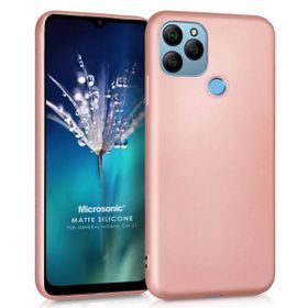 Microsonic Matte Silicone General Mobile GM 21 Rose Gold Cep Telefonu Kılıfı