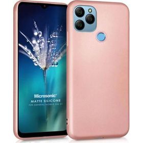 Microsonic Matte Silicone General Mobile GM 21 Rose Gold Cep Telefonu Kılıfı