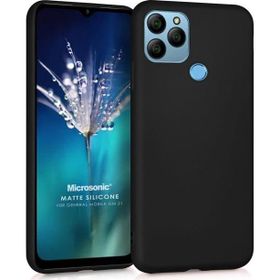 Microsonic Matte Silicone General Mobile GM 21 Siyah Cep Telefonu Kılıfı