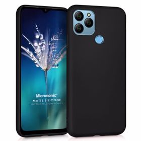 Microsonic Matte Silicone General Mobile GM 21 Siyah Cep Telefonu Kılıfı