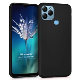 Microsonic Matte Silicone General Mobile GM 21 Siyah Cep Telefonu Kılıfı
