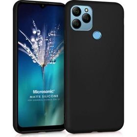 Microsonic Matte Silicone General Mobile GM 21 Siyah Cep Telefonu Kılıfı