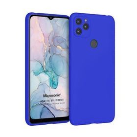 Microsonic Matte Silicone General Mobile GM 22 Mavi Cep Telefonu Kılıfı