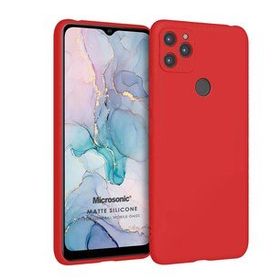 Microsonic Matte Silicone General Mobile GM 22 Plus Kırmızı Cep Telefonu Kılıfı