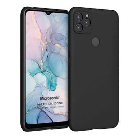 Microsonic Matte Silicone General Mobile GM 22 Plus Siyah Cep Telefonu Kılıfı