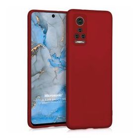 Microsonic Matte Silicone General Mobile GM 22 Pro Kırmızı Cep Telefonu Kılıfı
