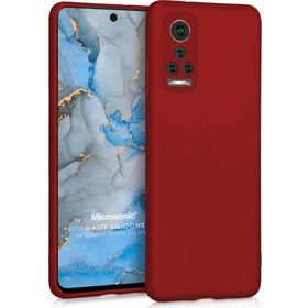 Microsonic Matte Silicone General Mobile GM 22 Pro Kırmızı Cep Telefonu Kılıfı