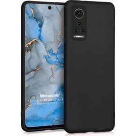 Microsonic Matte Silicone General Mobile GM 22 Pro Siyah Cep Telefonu Kılıfı