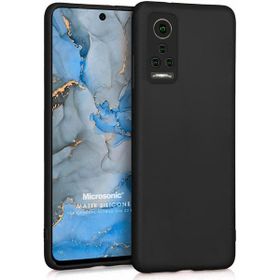 Microsonic Matte Silicone General Mobile GM 22 Pro Siyah Cep Telefonu Kılıfı