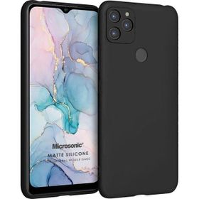 Microsonic Matte Silicone General Mobile GM 22 Siyah Cep Telefonu Kılıfı