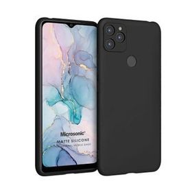 Microsonic Matte Silicone General Mobile GM 22 Siyah Cep Telefonu Kılıfı