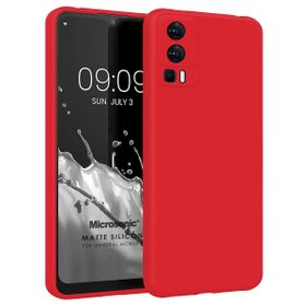 Microsonic Matte Silicone General Mobile GM 23 Kırmızı Cep Telefonu Kılıfı
