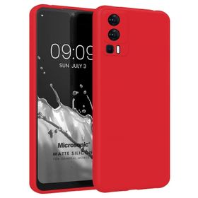 Microsonic Matte Silicone General Mobile GM 23 Kırmızı Cep Telefonu Kılıfı