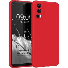 Microsonic Matte Silicone General Mobile GM 23 Kırmızı Cep Telefonu Kılıfı