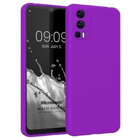 Microsonic Matte Silicone General Mobile GM 23 Mor Cep Telefonu Kılıfı
