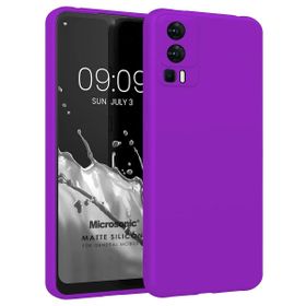Microsonic Matte Silicone General Mobile GM 23 Mor Cep Telefonu Kılıfı