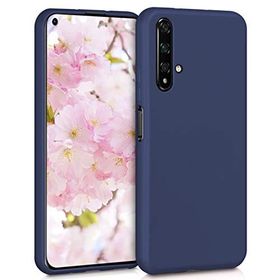 Microsonic Matte Silicone Huawei Honor 20 Lacivert Telefon Kılıf