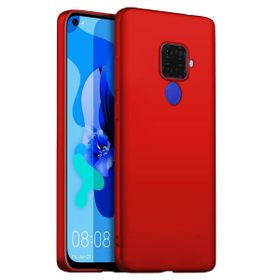 Microsonic Matte Silicone Huawei Mate 30 Lite Kırmızı Cep Telefonu Kılıfı