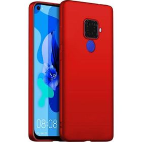 Microsonic Matte Silicone Huawei Mate 30 Lite Kırmızı Cep Telefonu Kılıfı