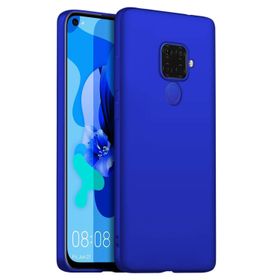 Microsonic Matte Silicone Huawei Mate 30 Lite Mavi Cep Telefonu Kılıfı