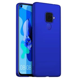 Microsonic Matte Silicone Huawei Mate 30 Lite Mavi Cep Telefonu Kılıfı