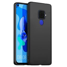 Microsonic Matte Silicone Huawei Mate 30 Lite Siyah Cep Telefonu Kılıfı