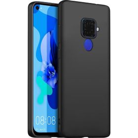 Microsonic Matte Silicone Huawei Mate 30 Lite Siyah Cep Telefonu Kılıfı