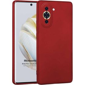 Microsonic Matte Silicone Huawei Nova 10 Cep Telefonu Kılıfı
