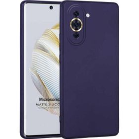 Microsonic Matte Silicone Huawei Nova 10 Lacivert Cep Telefonu Kılıfı