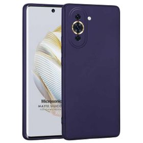 Microsonic Matte Silicone Huawei Nova 10 Lacivert Cep Telefonu Kılıfı