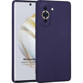Microsonic Matte Silicone Huawei Nova 10 Lacivert Cep Telefonu Kılıfı
