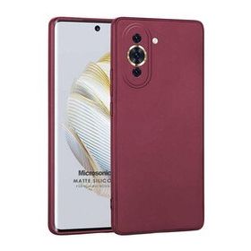 Microsonic Matte Silicone Huawei Nova 10 Mor Cep Telefonu Kılıfı