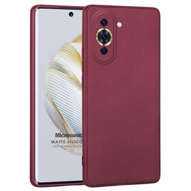Microsonic Matte Silicone Huawei Nova 10 Mor Cep Telefonu Kılıfı