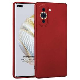 Microsonic Matte Silicone Huawei Nova 10 Pro Kırmızı Cep Telefonu Kılıfı