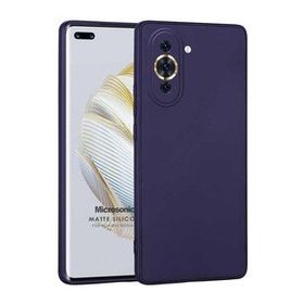 Microsonic Matte Silicone Huawei Nova 10 Pro Lacivert Cep Telefonu Kılıfı